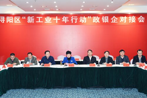 浔阳区召开“新工业十年行动”政银企对接会